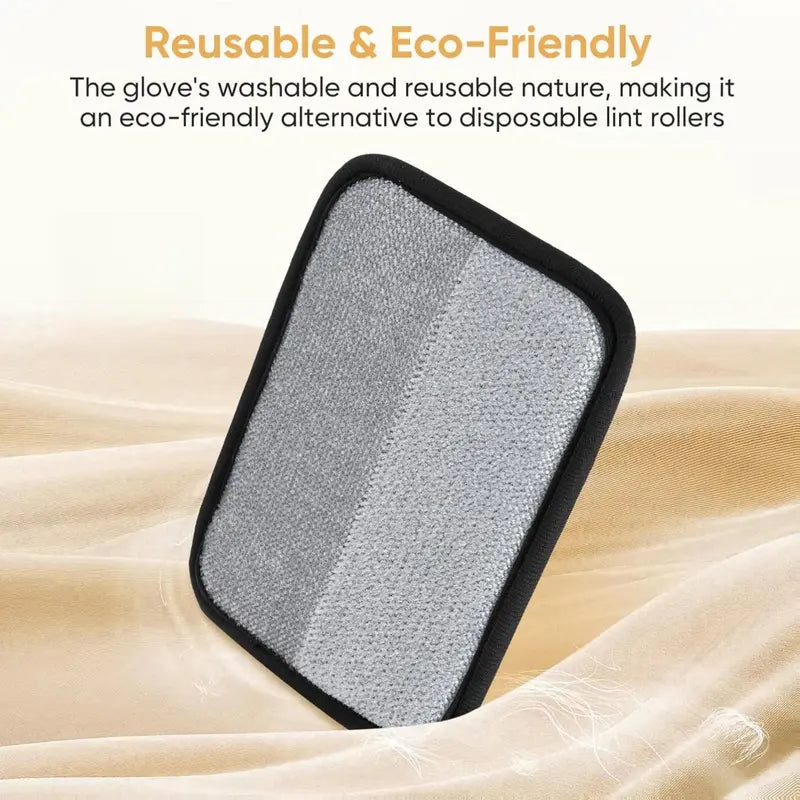 Pet Hair Remover Electrostatic Pet Hair Removal Gloves Reusable Cat & Dog Hair Remover for Couch Furniture Carpet Curtain Upgraded Animal Fur Removal Tool Cat Grooming Gloves Eco-Friendly Static Cleaning Solution