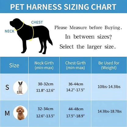 Spoiled Paws Nylon Dog & Cat Harness and Leash Set - Solid, Quick Buckle On/Off, 1 Size, Cushioned Edges, No Pull, Breathable Soft Mesh, Reflective, Adjustable, Machine Washable, Travel-Friendly, Outdoor Walking Control for Small-Medium Pets