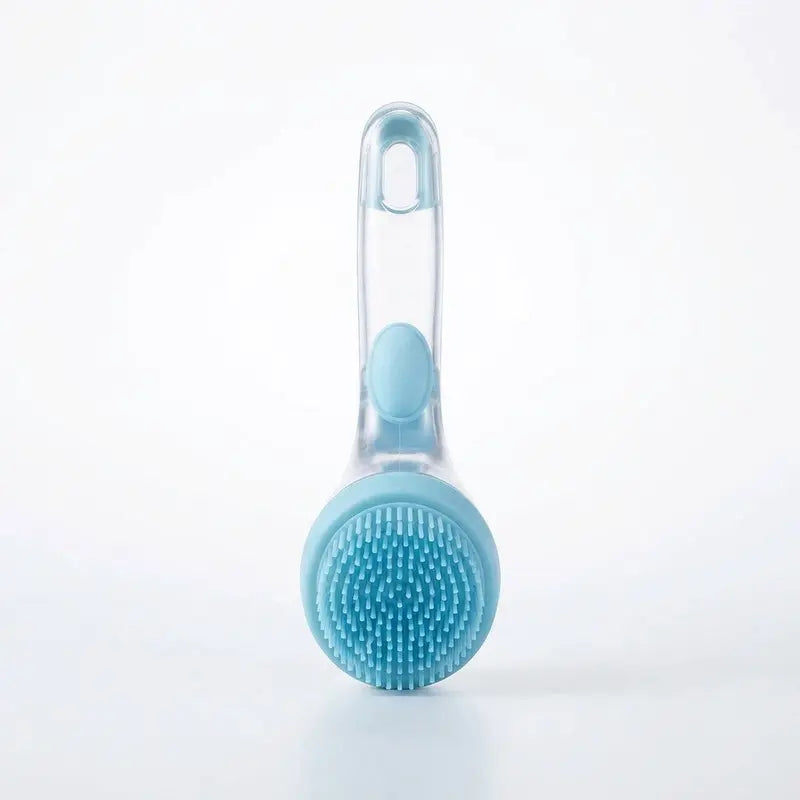 2-In-1 Pet Bath Brush with Soap Dispenser