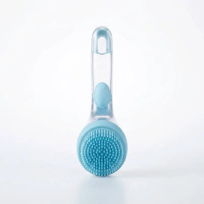 2-In-1 Pet Bath Brush with Soap Dispenser