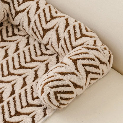 Cozy Pet Couch Bed for Dogs and Cats, Soft Bolster Sofa Protector Mat, Machine-Washable Pet Lounger, Comfortable Dog Bed for Couch, Human Bed and Floor, Easy to Clean, Home