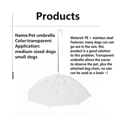 Rainpaw Pet Umbrella Leash 🌧️🐾