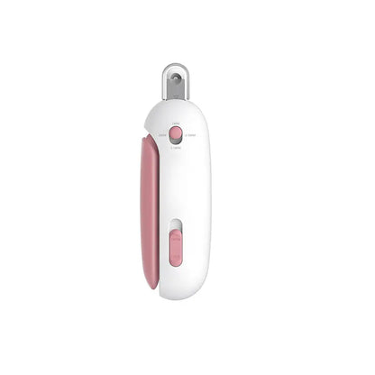 Cat Nail Clippers for Kittens - ABS Universal Safe Grooming Design, Adjustable 1-3.5Mm Diameter Hole (4 Size Settings), Comfort-Grip Handle, Hidden Nail File, Travel Lock, Adjustable Fit, Accidental Nick Prevention