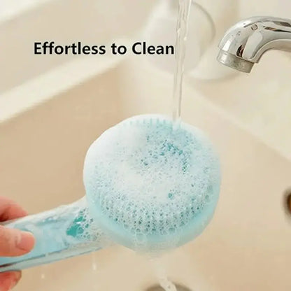 2-In-1 Pet Bath Brush with Soap Dispenser